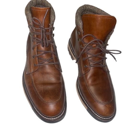 Men Woolrich woodWright brown leather boots size 10.5 - Picture 3 of 8